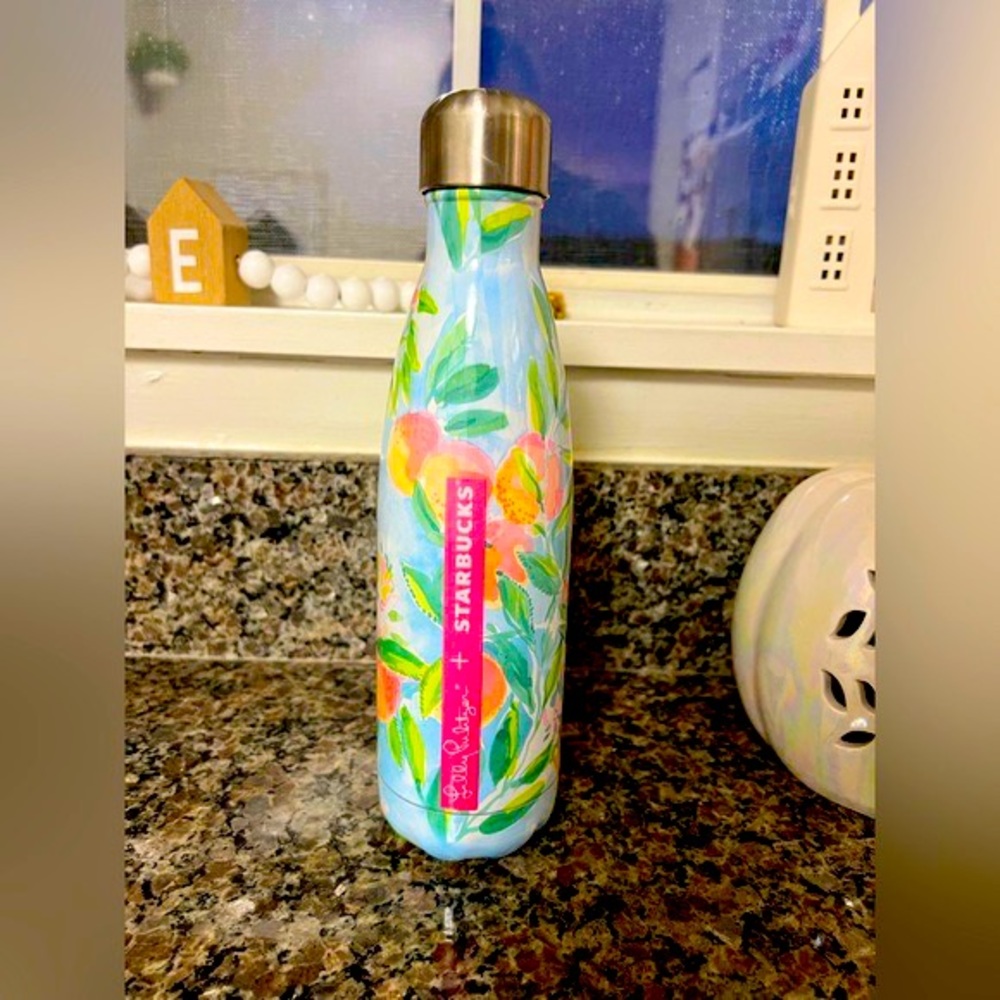 Limited edition, Starbucks and Lilly, Pulitzer swell bottle
